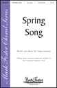 Spring Song Two-Part choral sheet music cover